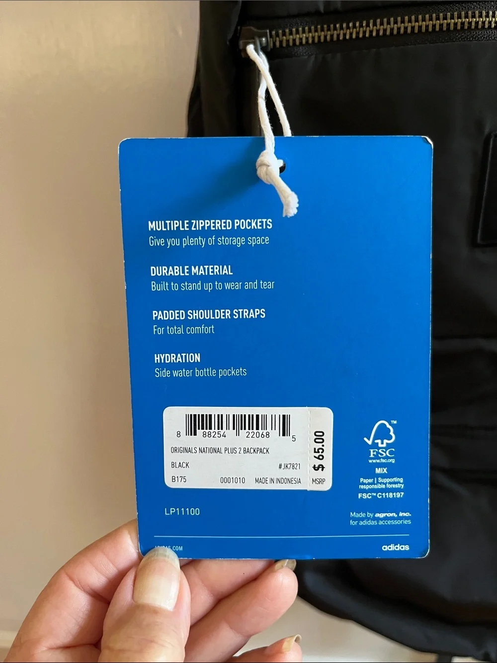 adidas stylish backpack